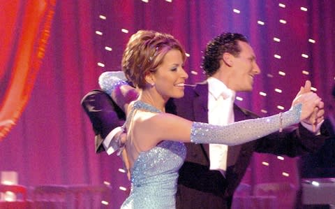 Brendan Cole and Natasha Kaplinsky on Strictly Come Dancing - Credit: BBC