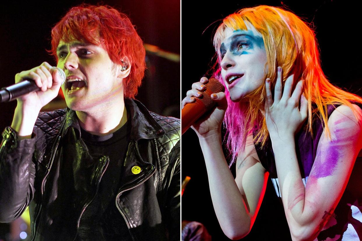 gerard way my chemical romance hayley williams paramore