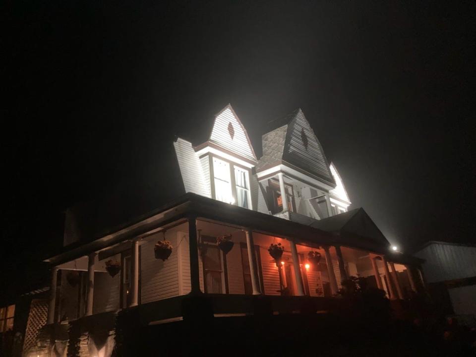 Spooky Hellstead Manor awaits at 630 Harmony Road in Hallstead, Pa