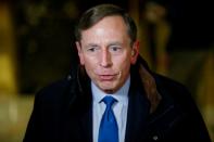 Ret. General and former CIA Director, David Petraeus leaves after meetings with President-elect Donald Trump on November 28, 2016 at Trump Tower in New York