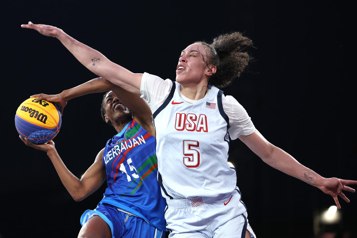 2024 Paris Olympics USA women's 3x3 basketball drops to 02 after loss