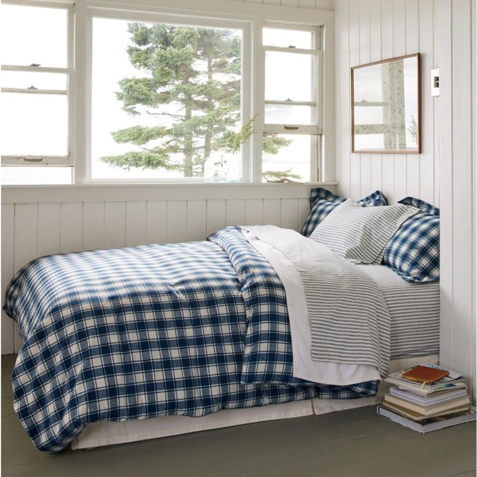 Ultrasoft Comfort Flannel Comforter Cover Collection, Check