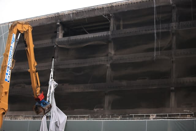 Liverpool multi-storey car park blaze