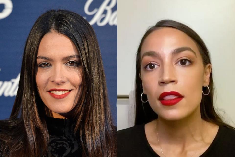 Lucen el mismo maquillaje