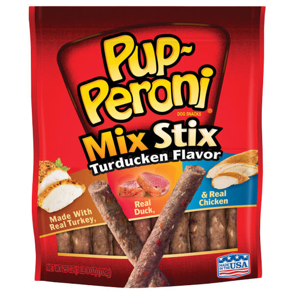 Adventurous Entrée: Turducken-Flavored Pup-Peroni 