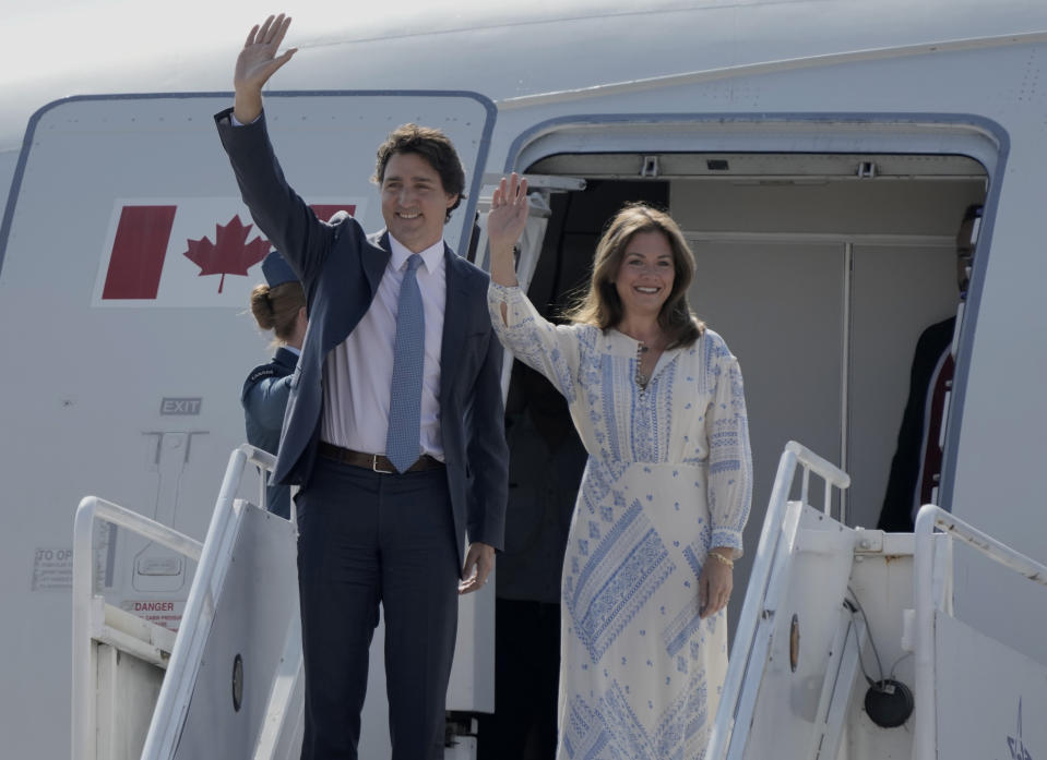 Trudeau and his wife, Sophie Grégoire, are officially separating after 18 years of marriage. (THE CANADIAN PRESS/AP/Eduardo Verdugo)