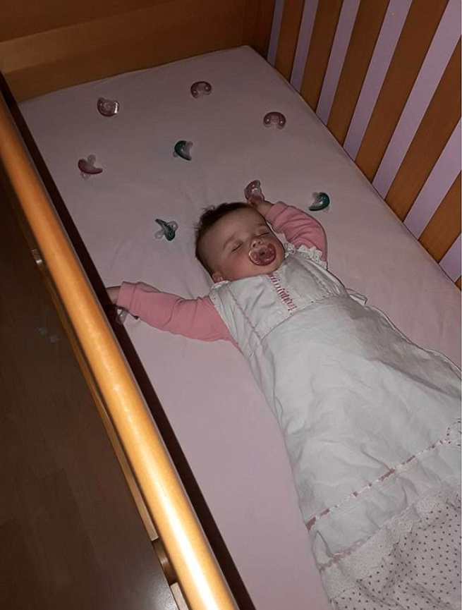 Mum's genius hack for keeping her baby asleep goes viral [Photo: Facebook]