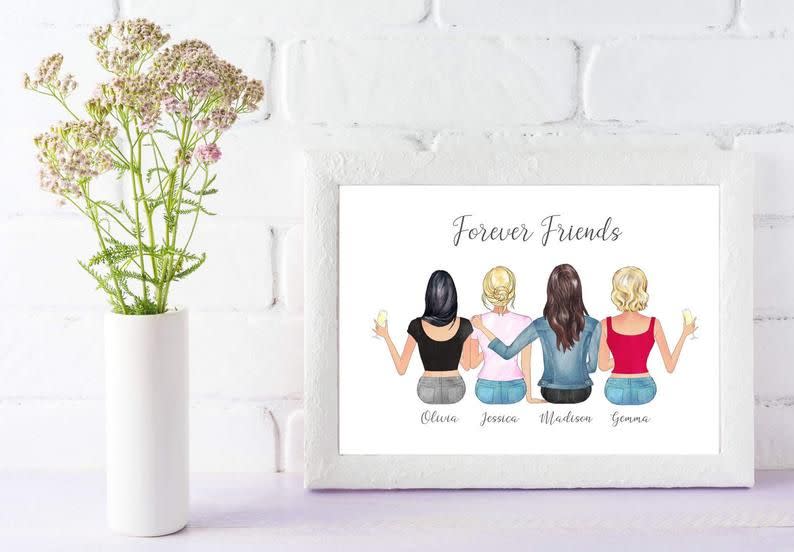 Customizable Friends Print