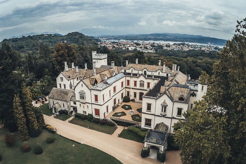 The majestic Castello dal Pozzo