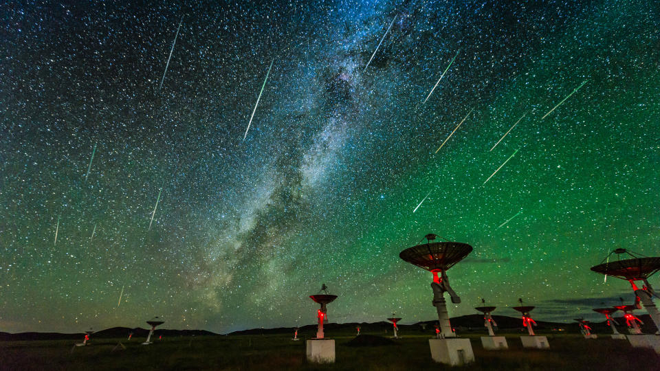 Perseid meteor shower