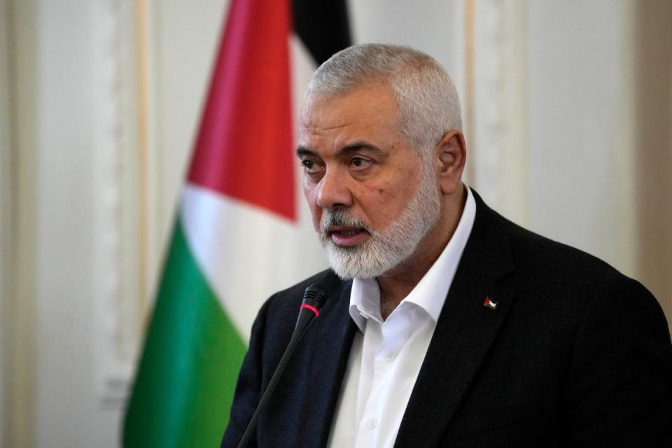 The airstrike killed the sister of Hamas chief Ismail Haniyeh and dozens of other Palestinians (Copyright 2024 The Associated Press. All rights reserved)