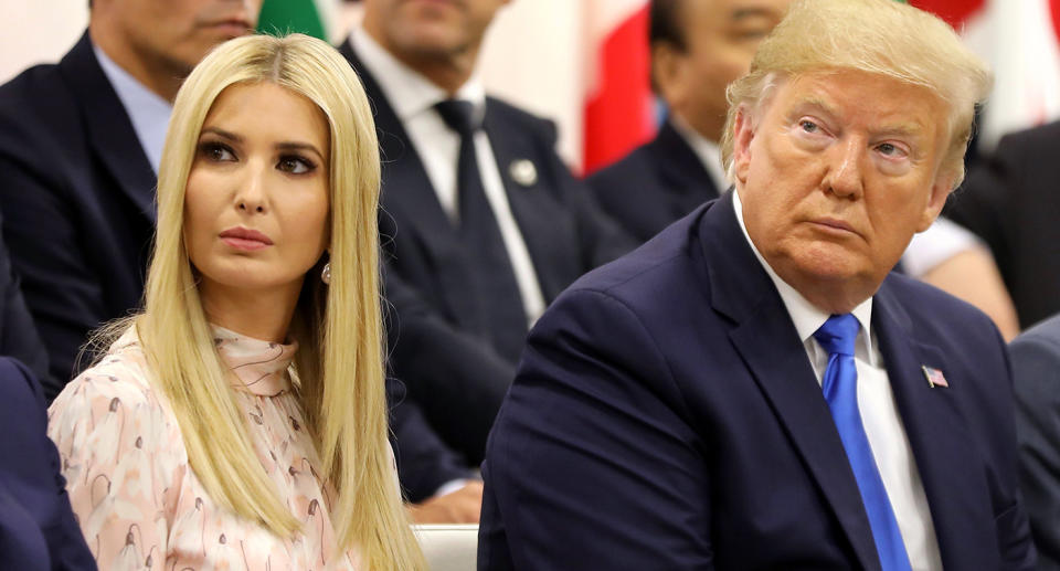 Ivanka Trump pictured with her father Donald Trump.
