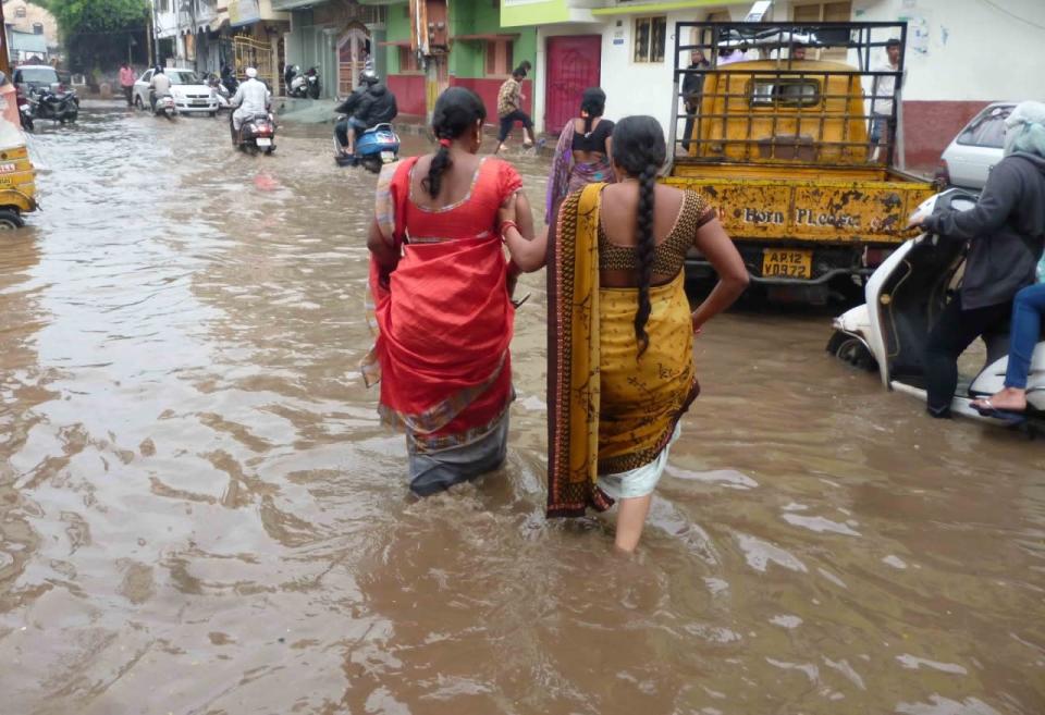 Photos: heavy rain havoc in Andhra Pradesh