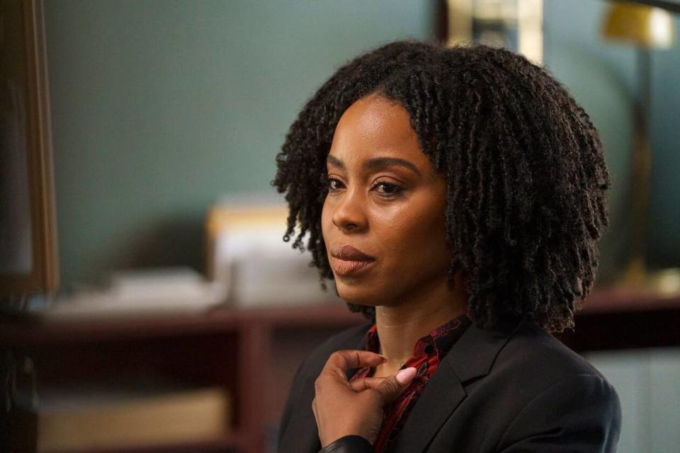 Danielle Truitt plays Sgt. Ayanna Bell in a season 3 episode of “Law & Order: Organized Crime.”