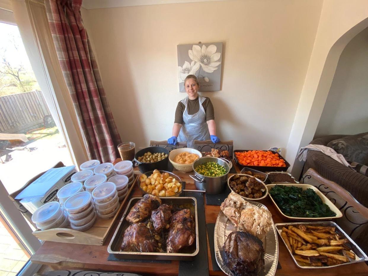 Sophie Mears from Dorset is providing up to 80 meals a day for vulnerable people in her community: Gary O’Brien