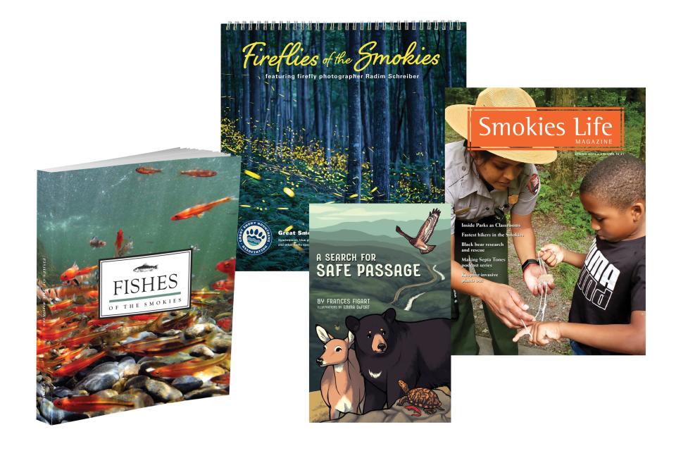 GSMA’s recent publications include the new &quot;Fishes of the Smokies&quot; field guide, the chapter book &quot;A Search for Safe Passage,&quot; the 2022 firefly-themed wall calendar, and the award-winning Smokies Life biannual journal.
