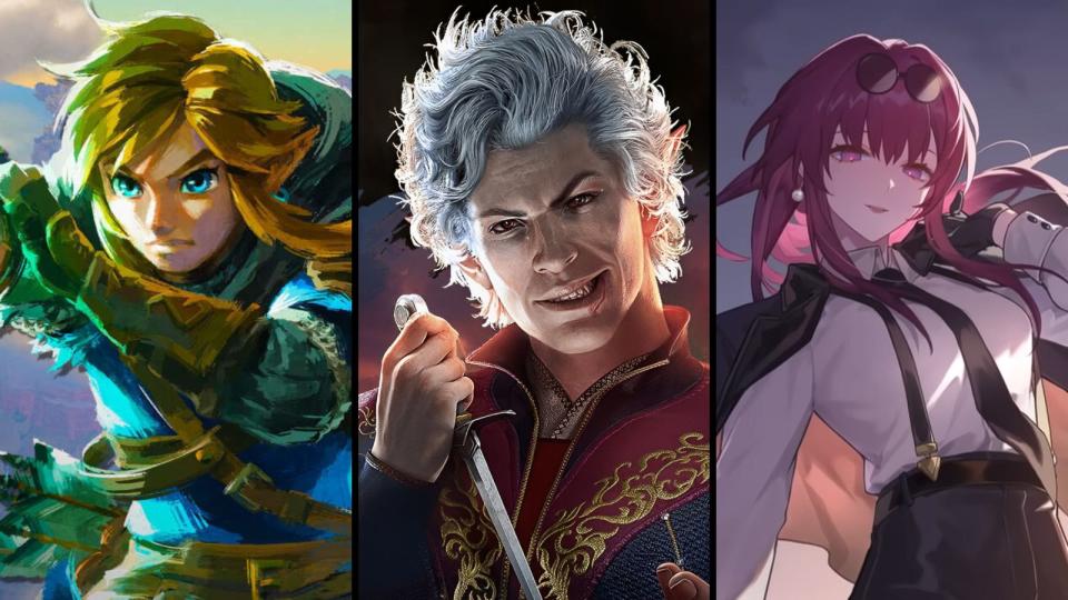 Baldur's Gate 3, The Legend of Zelda: Tears of the Kingdom, and Honkai: Star Rail were among the Yahoo Southeast Asia team's picks for the best games released in 2023. (Photos: Nintendo, Larian Studios, HoYoverse)