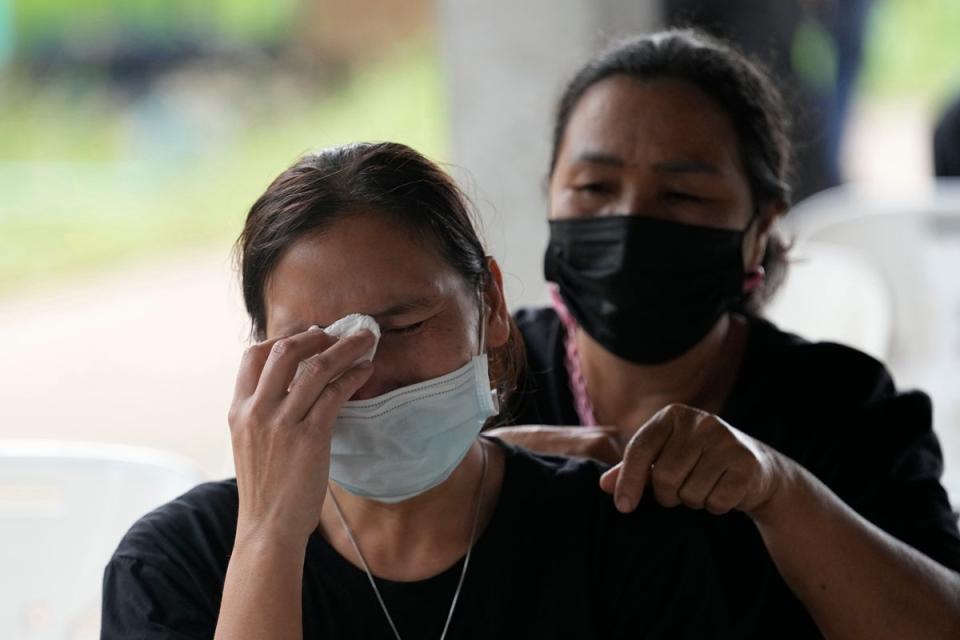 Thailand Childcare Center Shooting (Copyright 2022 The Associated Press. All rights reserved.)