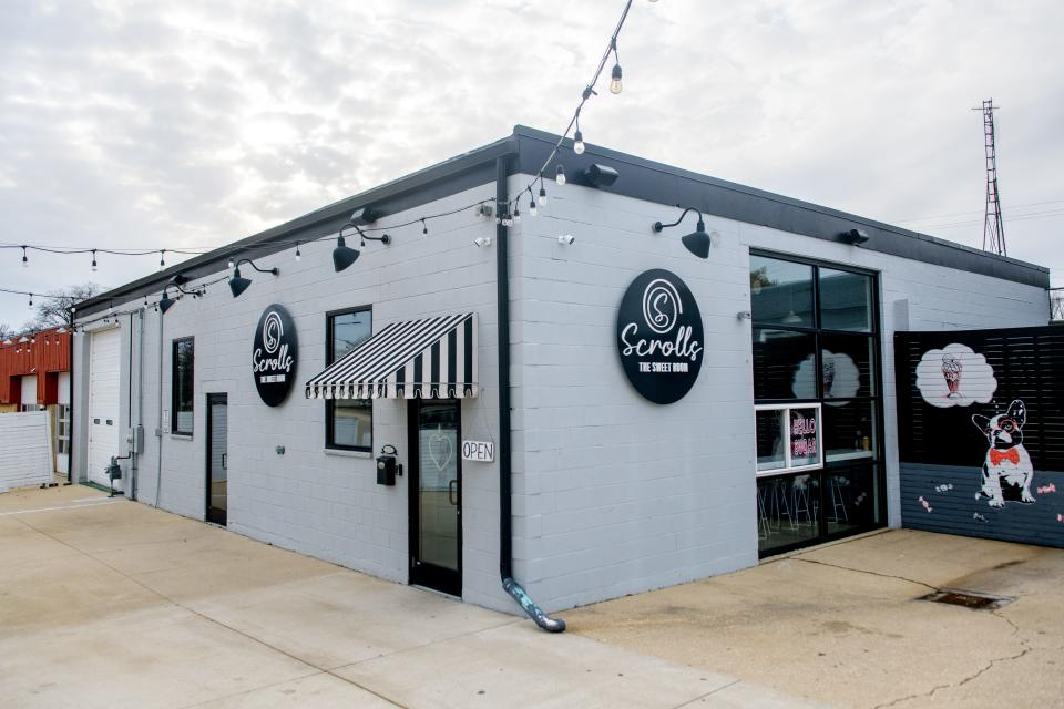 The new Scrolls Rolled Ice Cream and The Sweet Shop event venue opened earlier this year in the former Sucre Sweet Shop at 321 S. First Avenue in Morton.