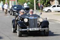 <p>The sun-filled trip taken by Prince Charles and Camilla was the first time members of the British royal family made an official visit to the country of Cuba. Obviously, the only way to cruise in Cuba is in a convertible-like car. </p>