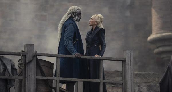 Corlys Velaryon y Rhaenys Targaryen (Foto: Max)