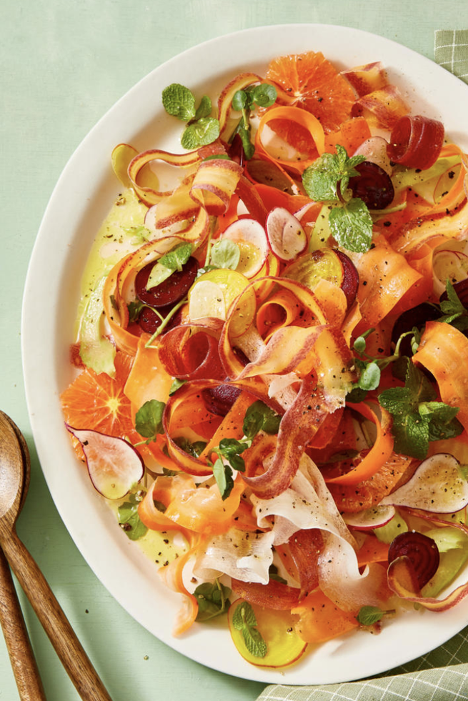 Shaved Carrot and Radish Salad