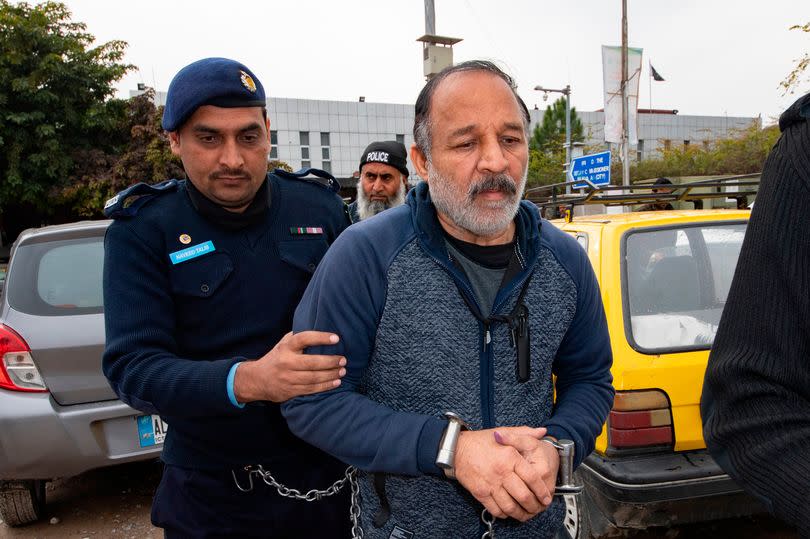 Piran Ditta Khan being taken to court in Islamabad -Credit:Andy Stenning/Daily Mirror