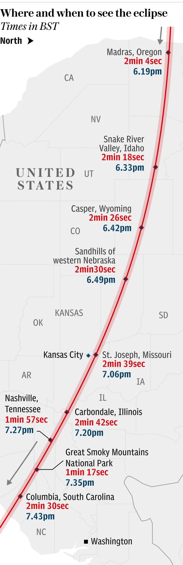 Where and when to see the eclipse