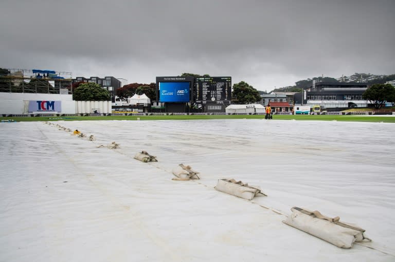 Only 13 overs were bowled at Wellington's Basin Reserve on the rain-hit final day