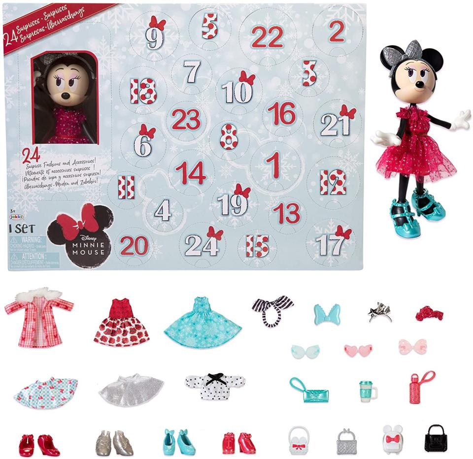 Minnie Mouse Advent Calendar 24 Day Holiday Theme