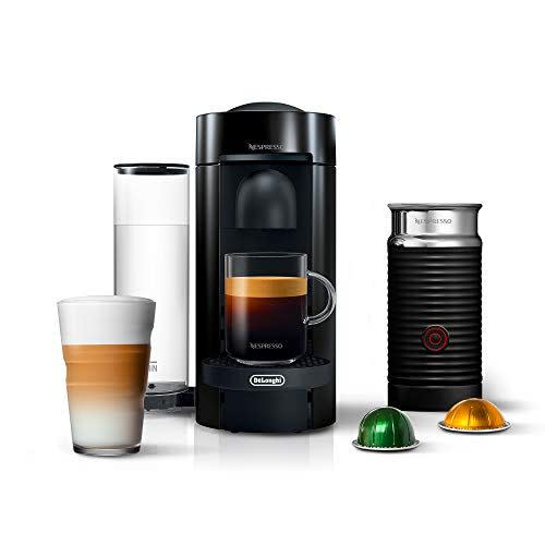 7) Nespresso VertuoPlus Coffee and Espresso Machine by De'Longhi with Milk Frother