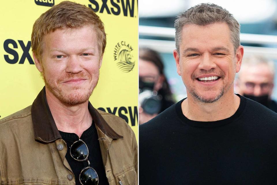 <p>Frazer Harrison/Getty Images; Samir Hussein/WireImage</p> Jesse Plemons and Matt Damon