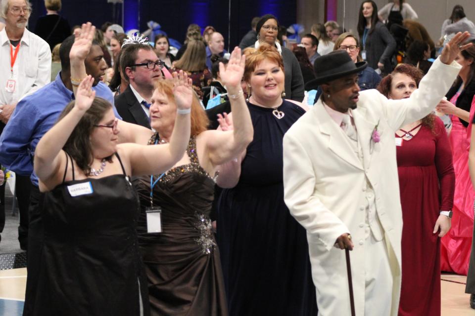 Hundreds of guests showed up to celebrate  "Night to Shine 2020" at Terra State Community College. The event was hosted by New Hope Vineyard Church and sponsored by the Tim Tebow Foundation.