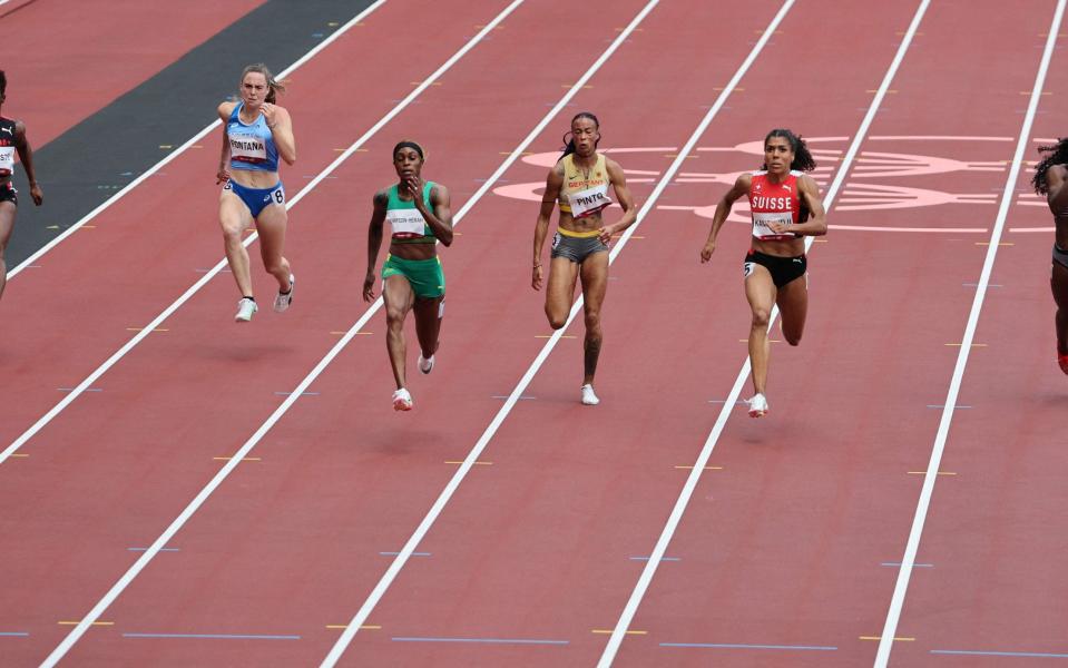 Elaine Thompson-Herah storms to victory - AFP