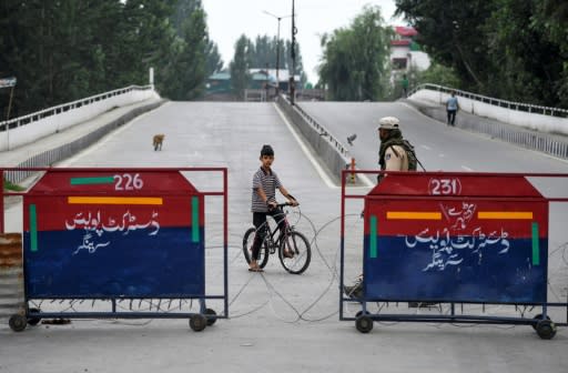 Home to just over a million people, Srinagar now looks like a ghost-town