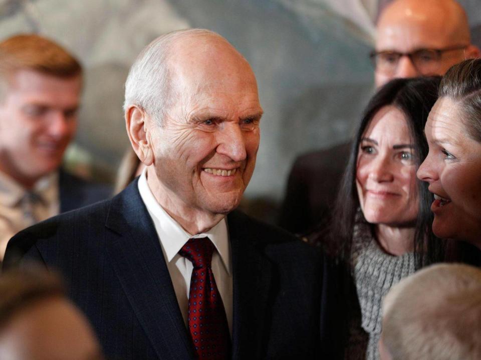 Russell M Nelson, 93, has been officially chosen to become President of the Church of Jesus Christ of Latter-day Saints to Thomas S Monson after his death a of couple weeks ago (George Frey/Getty Images)