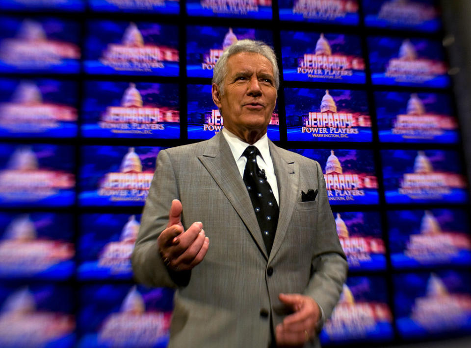 Alex Trebek had hosted "Jeopardy!" since 1984. (Photo: Tracy A. Woodward/The Washington Post via Getty Images)  