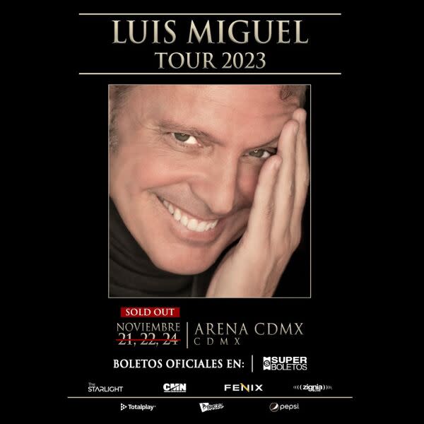 luis miguel sold out arena ciudad de mexico cdmx