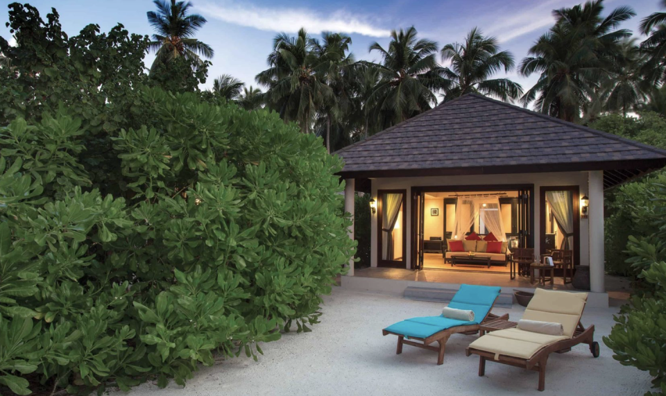 beach villa at atmosphere kanufushi maldives