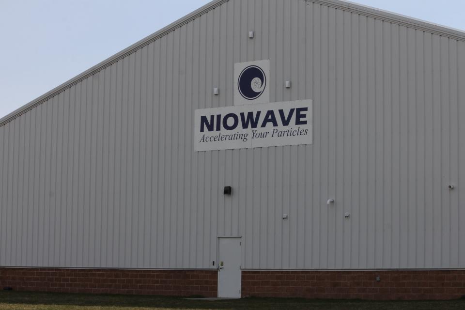 Niowave building at the Capital Area International Airport, seen on April 11, 2023.
