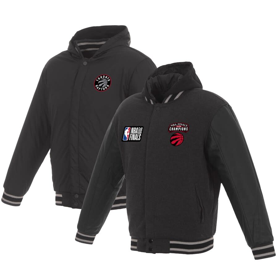 Raptors 2019 NBA Finals Champions Reversible Fleece Hoodie