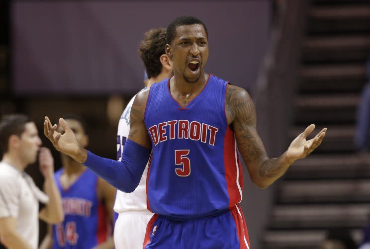 This is not how Kentavious Caldwell-Pope expected his summer to go. (AP)