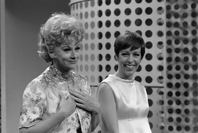 CBS Photo Archive/Getty Carol Burnett and Lucille Ball