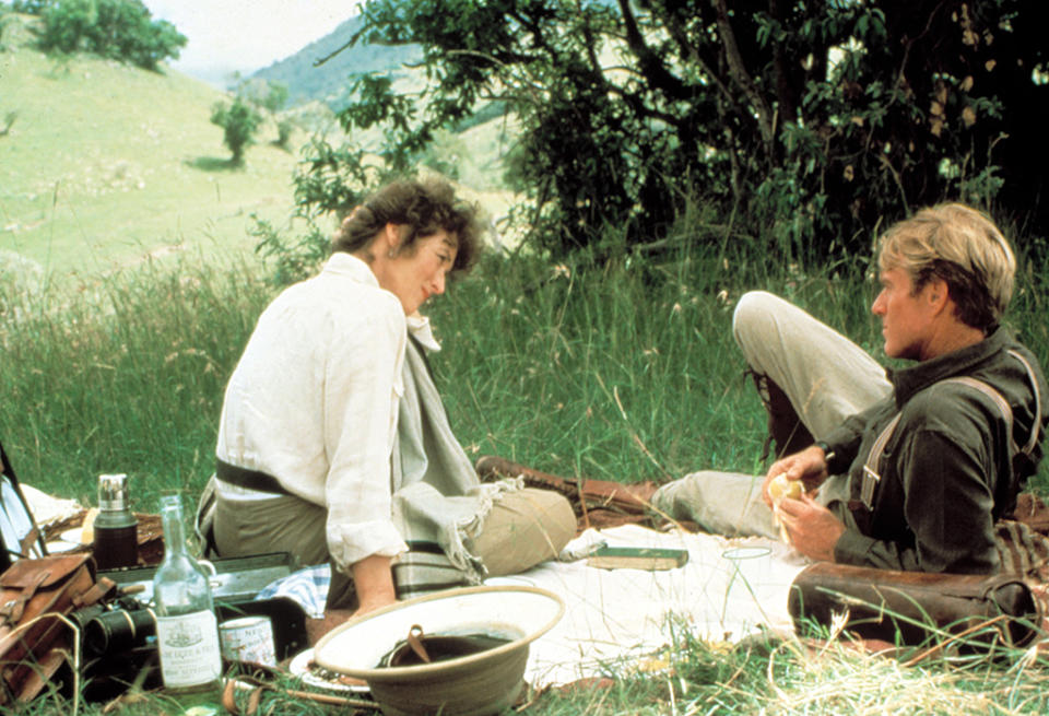 Meryl Streep and Robert Redford in <em>Out of Africa</em>, 1985. (Photo: MCA/Universal/Courtesy Everett Collection)