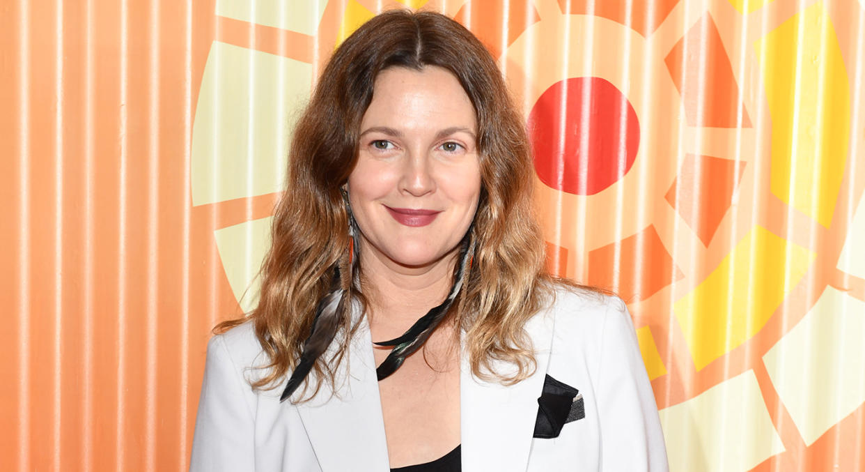 Drew Barrymore is "obsessed" with Olay Daily Facial Cloths - and they're under £5.  (Getty Images)