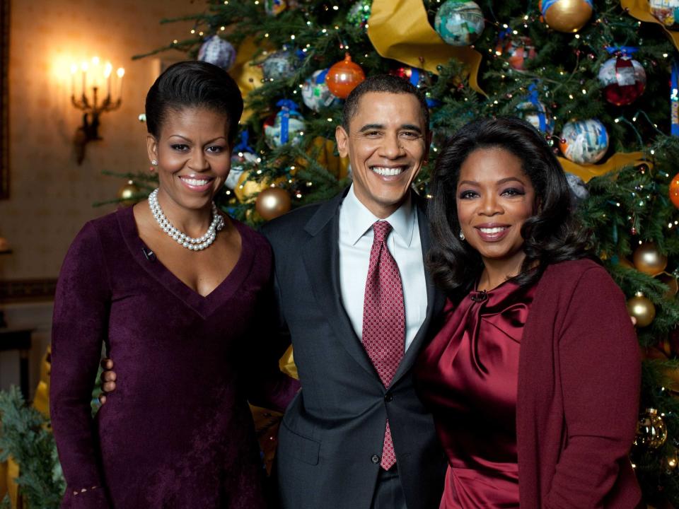 Obama christmas oprah michelle