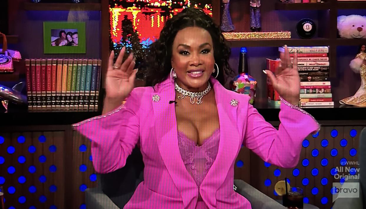 Vivica A. Fox fields hot-button question about bad blood between herself and Jada Pinkett Smith and Will Smith on 'Watch What Happens Live with Andy Cohen.' 