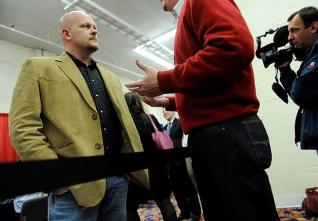 Samuel Joseph Wurzelbacher, known as Joe the Plumber, at the American Conservative Union's annual Conservative Political Action Conference (CPAC) in Washington, February 9, 2012. REUTERS/Jonathan Ernst