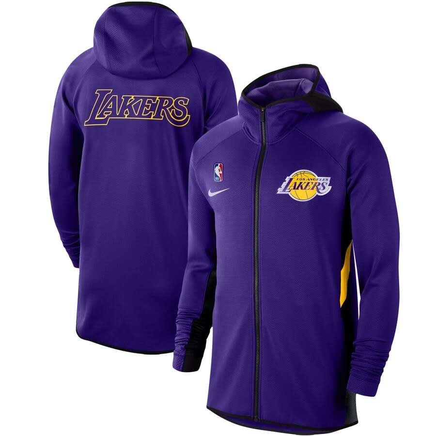 Lakers Nike Authentic Therma Full-Zip Hoodie