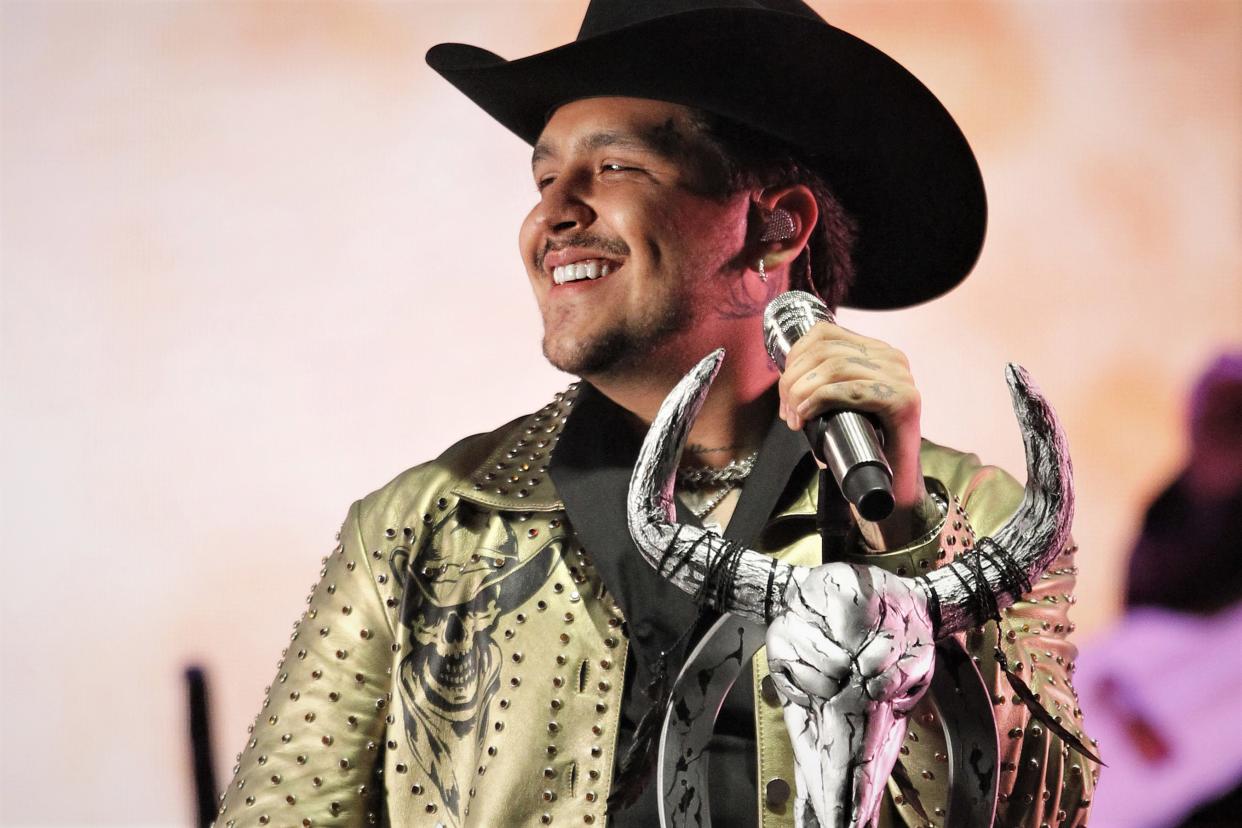 Christian Nodal en el 2021. (Photo by Medios y Media/Getty Images)